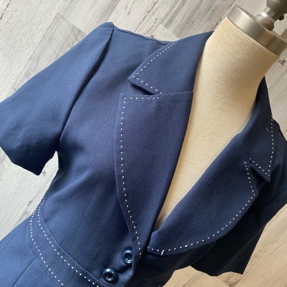 Navy dress by “Sweet suit” size 12 - Picture 4 of 7